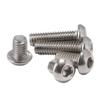 奧峰 ISO7380內(nèi)六角盤頭螺釘，M6-1.0X10，不銹鋼304，強度A2-70